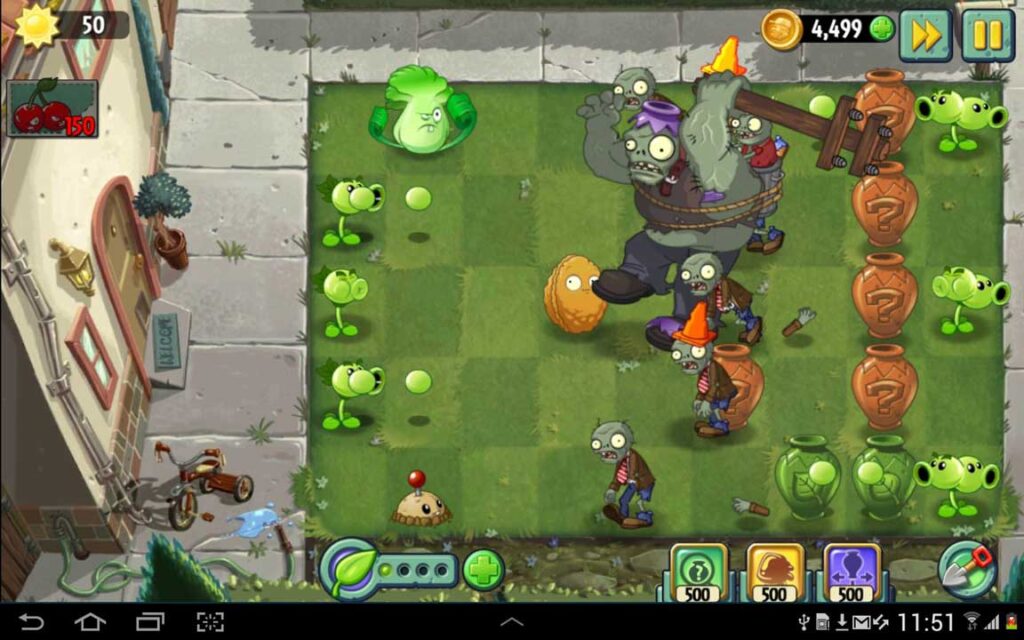 plants vs zombies 2 mobile
