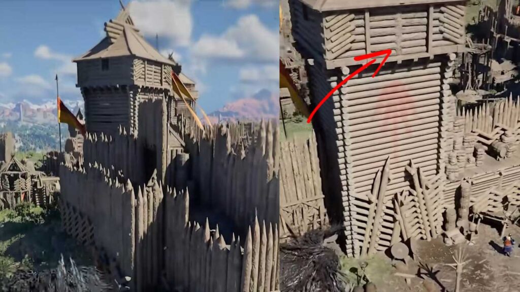 Tower location for kuku bird egg