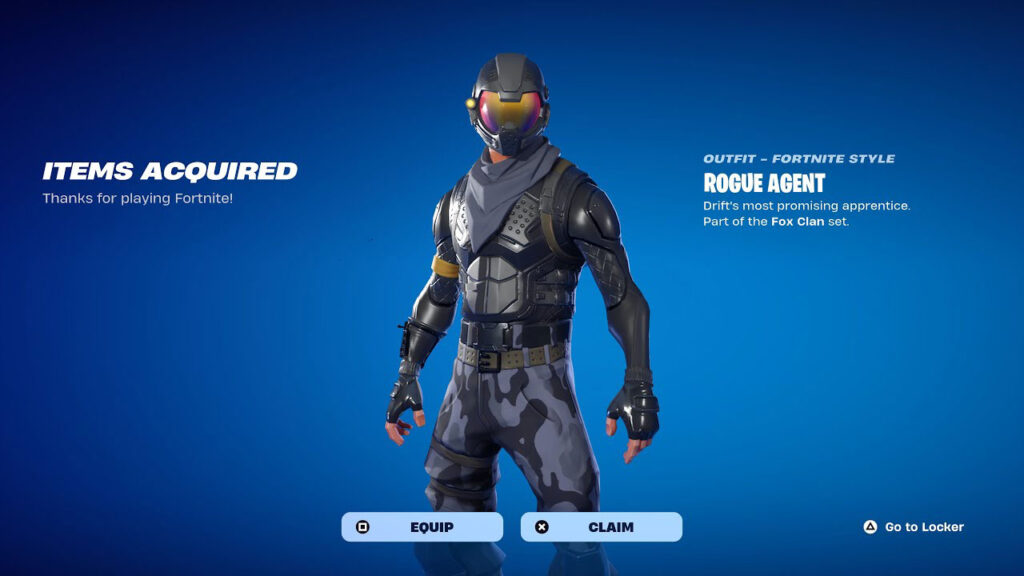 fortnite rogue agent skin
