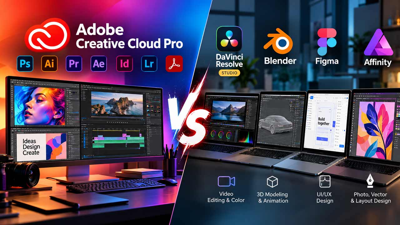 adobe creative cloud pro vs other alternative softwares