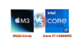 Apple M3(8-core) vs Intel Core i7-12850HX Benchmarks